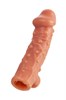 Насадка на член с отверстием для мошонки Cock Sleeve 002 Size L - 17,6 см CS.002-L - фото 178141