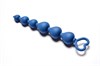 Синяя анальная цепочка Heart Ray, 17,5 см 105512