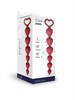 Красная анальная цепочка Heart Ray, 17,5 см 105513