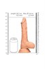 Дилдо на присоске Realistic Dildo With Balls, 26 см REA064FLE