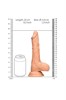 Фаллоимитатор Realistic Dildo With Balls, 24 см REA063FLE