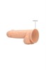 Дилдо с мошонкой Silicone Dildo With Balls, 21 см REA076FLE