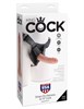 Телесный страпон Strap-on Harness Cock, 15,2 см PD562121