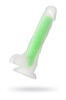 Зеленый фаллоимитатор светящийся в темноте Clark Glow, 22 см 872001 - фото 181373
