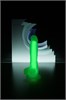 Зеленый фаллоимитатор светящийся в темноте Clark Glow, 22 см 872001