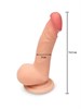 Телесный фаллоимитатор с мошонкой на присоске, 13,5х3 см DP02096T - фото 181556 Телесный фаллоимитатор с мошонкой на присоске, 13,5х3 см DP02096T - фото 181556