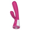 Розовый интерактивный вибратор Kiiroo Ohmibod Fuse, 18 см 17849