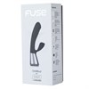 Чёрный интерактивный вибратор Kiiroo Ohmibod Fuse, 18 см 16921