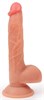 Реалистичный фаллоимитатор-ротатор с пультом ДУ, 17х4,2 см ER-30072