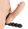 Насадка для двойного проникновения Double Fun Cock Ring with Double Penetration Vibe AE388