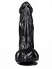 Гелевый фаллоимитатор на присоске с вибрацией и мошонкой, 19,5х5 см 354-26 BX DD