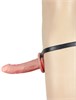 Cтрапон универсальный Unisex Hollow Strap On, телесный LV3001
