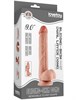 Фаллоимитатор на присоске Sliding Skin Dual Layer Dong, телесный, 44х245 мм LV317004