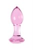 Анальная втулка Sexus Glass, стекло, розовая, 8,5 см 912312 - фото 185304 Анальная втулка Sexus Glass, стекло, розовая, 8,5 см 912312 - фото 185304