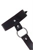Сбруя для фиксации шеи и рук Pecado BDSM, натуральная кожа, черная 01411