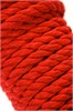 Веревка для шибари Pecado BDSM, на катушке, хлопок, красная, 5 м 06313