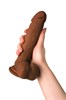 Реалистичный фаллоимитатор TOYFA RealStick Elite Mulatto, коричневый, 16 см, 4 см 982102-1