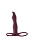 Вибронасадка для двойного проникновения Pure Passion Flirtini Wine red 1204-02lola-11