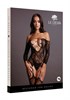 Боди-комбинезон с имитацией чулок Criss Cross Neck Bodystocking DES032BLKOS
