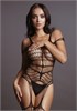 Кетсьюит (боди-комбинезон) Shredded Bodystocking DES021BLKOS - фото 187985