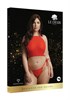 Красный топ и трусики со стразами Festive Rhinestone Top and Thong - Plus size DCH001REDOSX