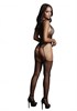 Кетсьюит Contrast Suspender Bodystocking DES028BLKOS