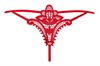 Красные трусики-стринги Luiza 06461S/M