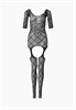 Боди-комбинезон черный с чулками Impulse 104532