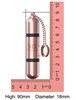 Мини-вибратор на цепочке Glittering Bullet (Розовое золото) ML11